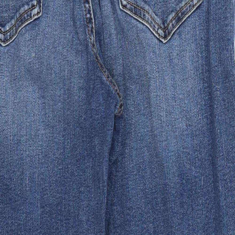 Marks and Spencer Womens Blue  Denim Cropped Jeans Size 12 L22 in