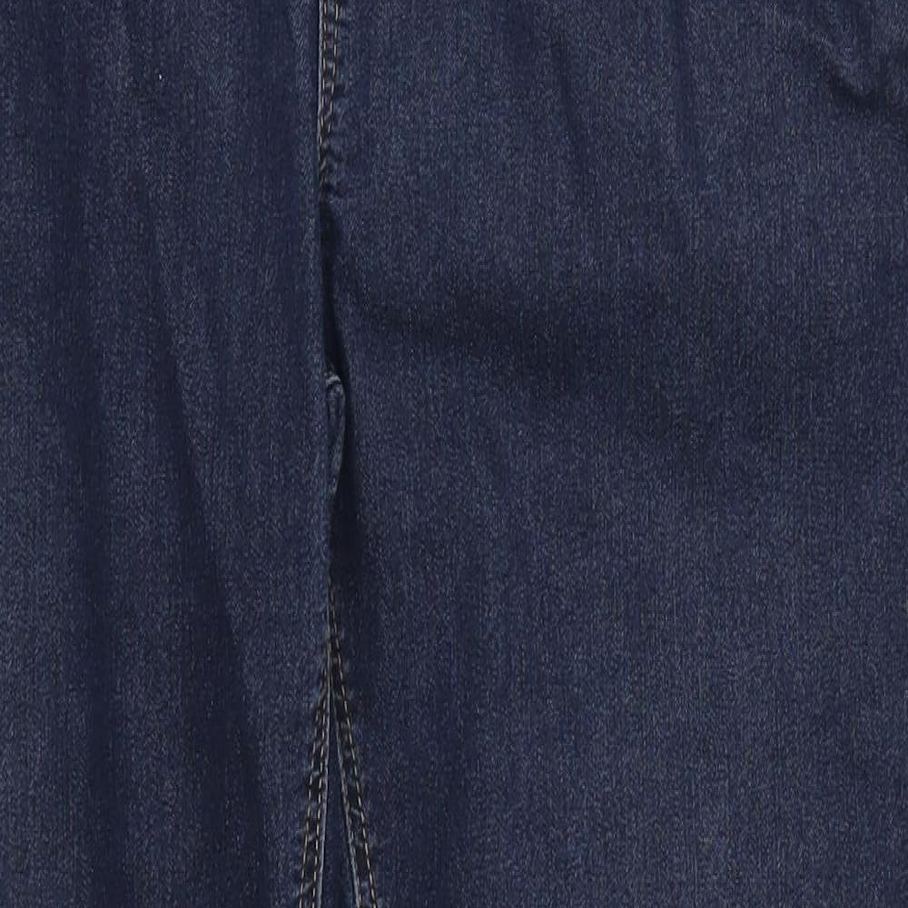 Wallis Womens Blue  Denim Straight Jeans Size 16 L27 in