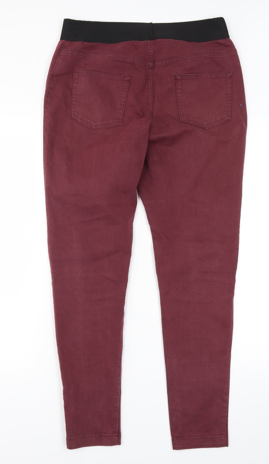 Marks and Spencer Womens Red  Denim Jegging Jeans Size 14 L30 in