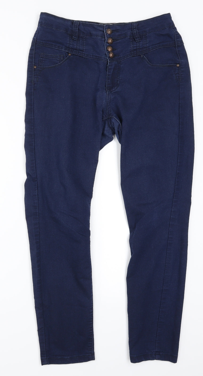Yes Yes Womens Blue  Denim Skinny Jeans Size 14 L27 in