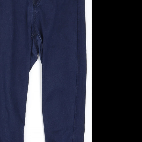 Yes Yes Womens Blue  Denim Skinny Jeans Size 14 L27 in