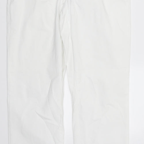 Jagro Womens White   Trousers  Size 12 L30 in