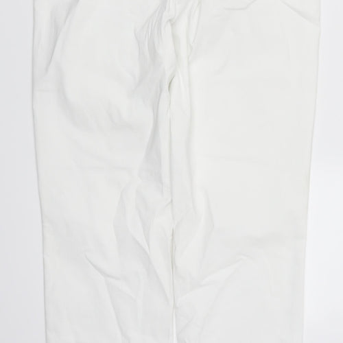 Jagro Womens White   Trousers  Size 12 L30 in