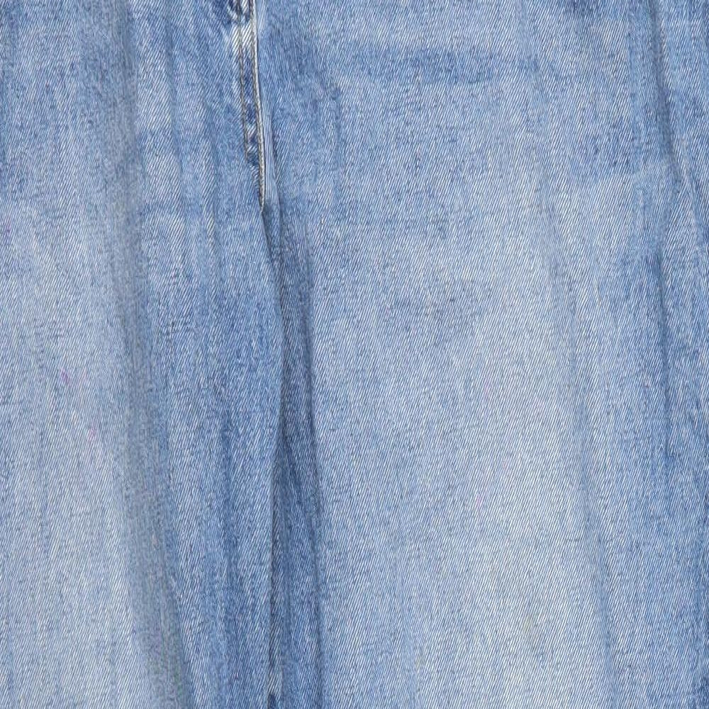 NEXT Womens Blue  Denim Straight Jeans Size 16 L29 in