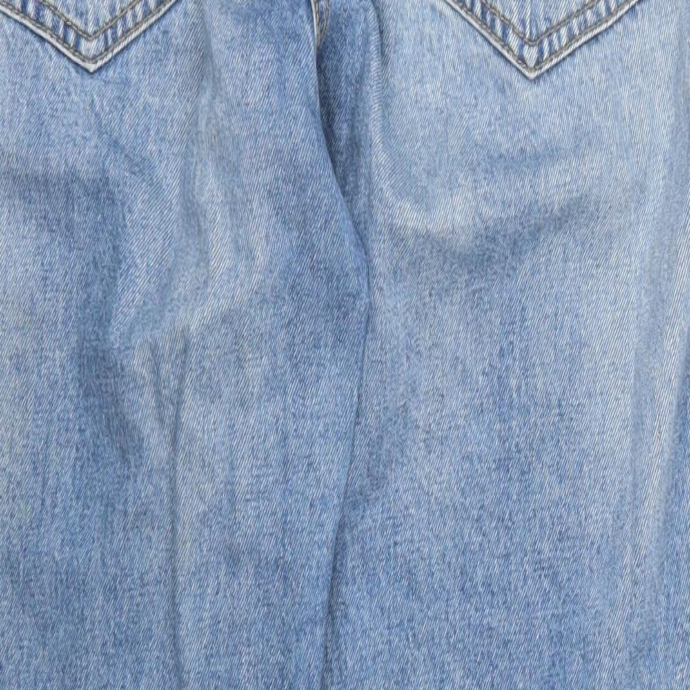 NEXT Womens Blue  Denim Straight Jeans Size 16 L29 in