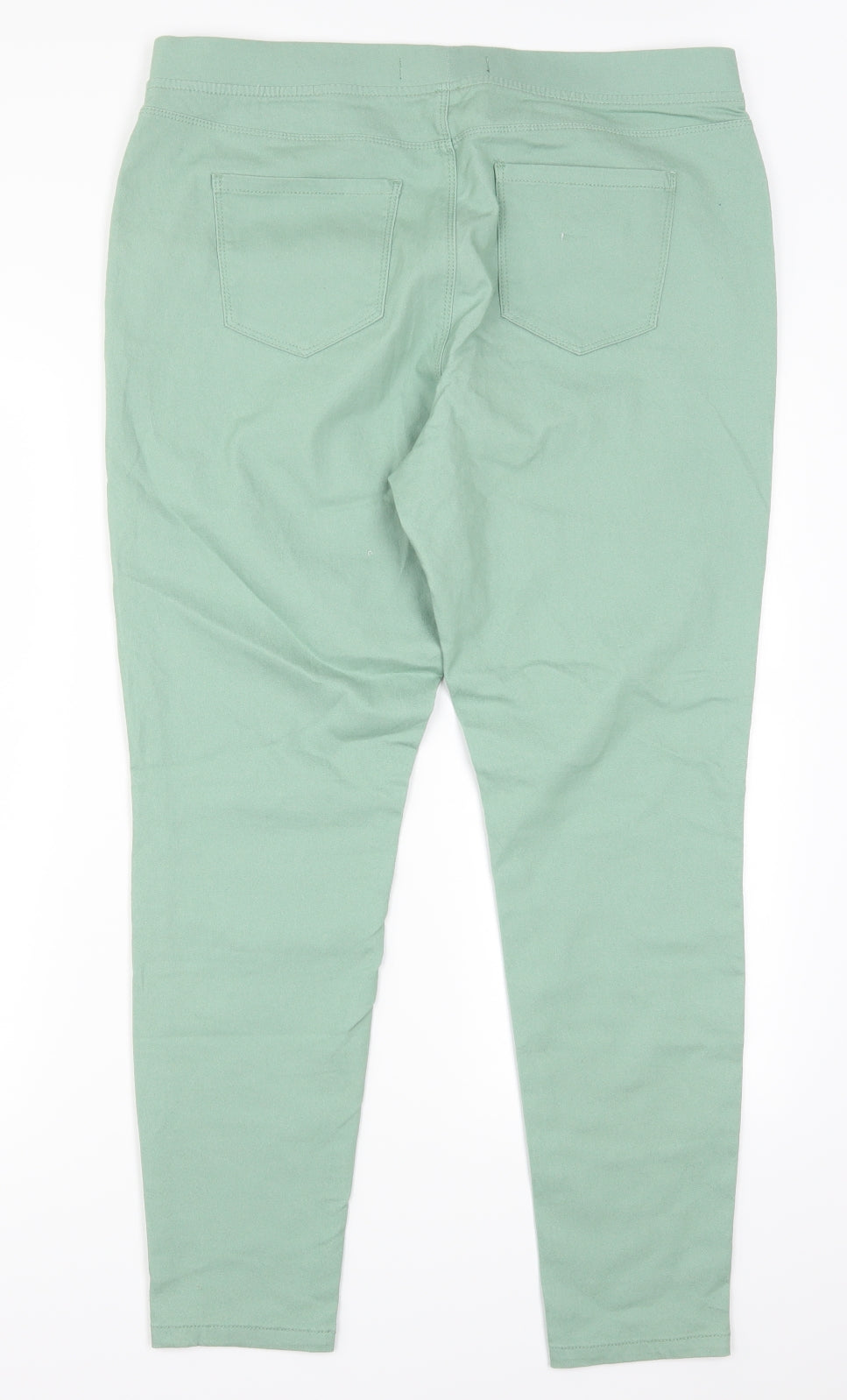Pep & Co Womens Green  Denim Jegging Jeans Size 16 L27.5 in