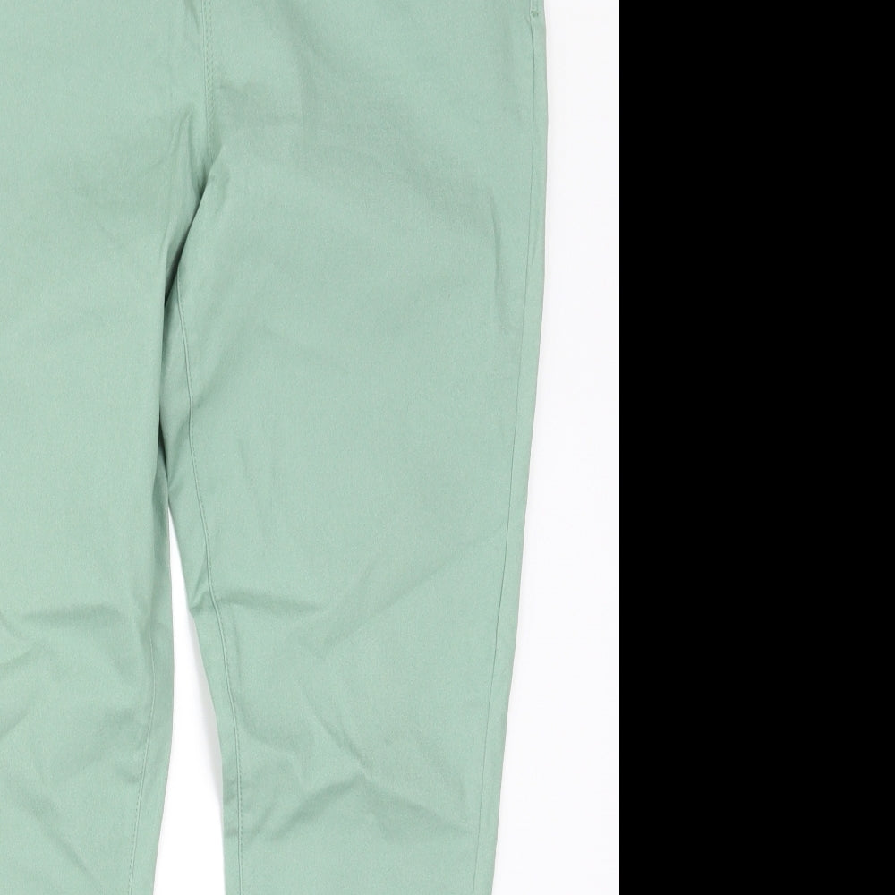 Pep & Co Womens Green  Denim Jegging Jeans Size 16 L27.5 in