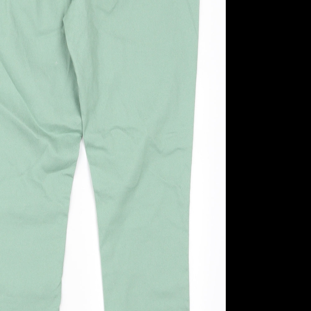 Pep & Co Womens Green  Denim Jegging Jeans Size 16 L27.5 in