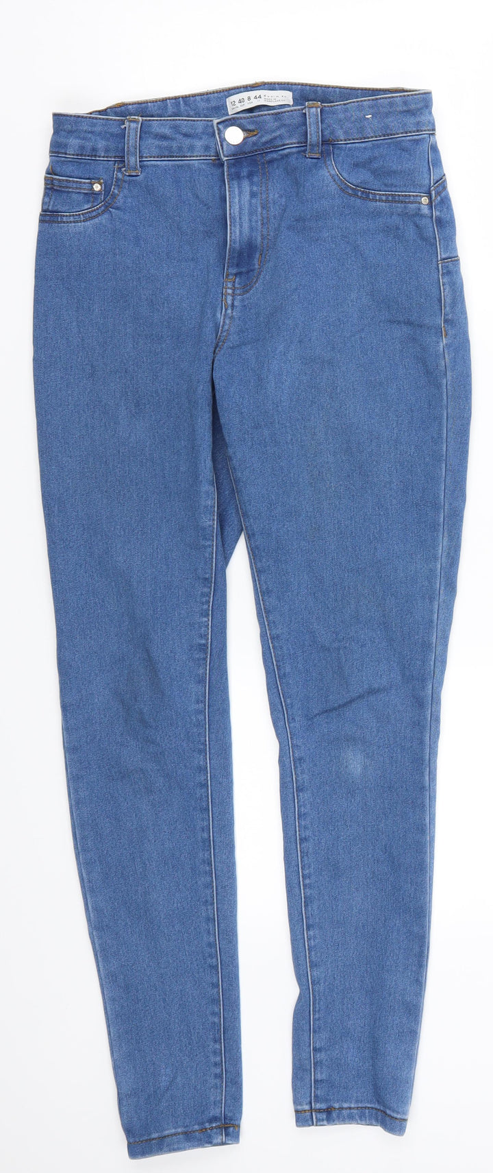 Denim Co Womens Blue Denim Skinny Jeans Size 12 L27 in