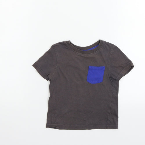 George Boys Grey   Basic T-Shirt Size 12-18 Months