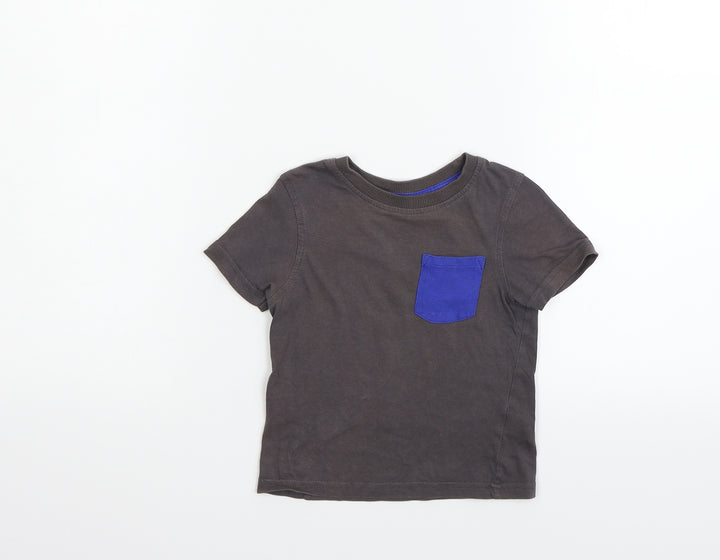 George Boys Grey Basic T-Shirt Size 12-18 Months