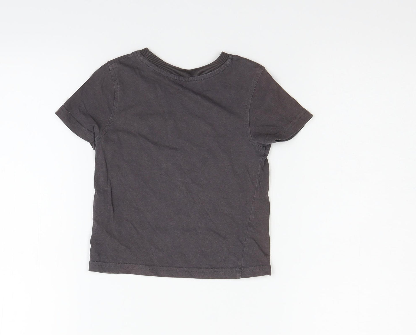 George Boys Grey   Basic T-Shirt Size 12-18 Months