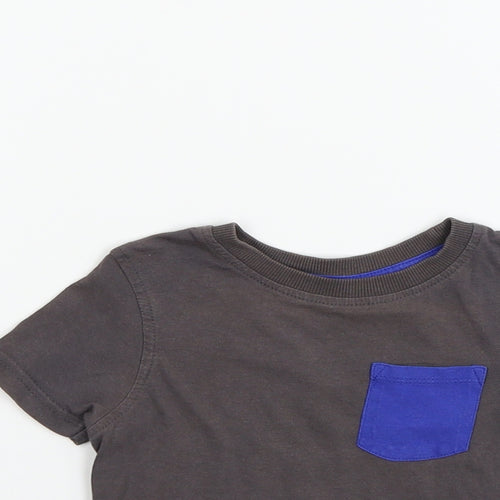 George Boys Grey   Basic T-Shirt Size 12-18 Months