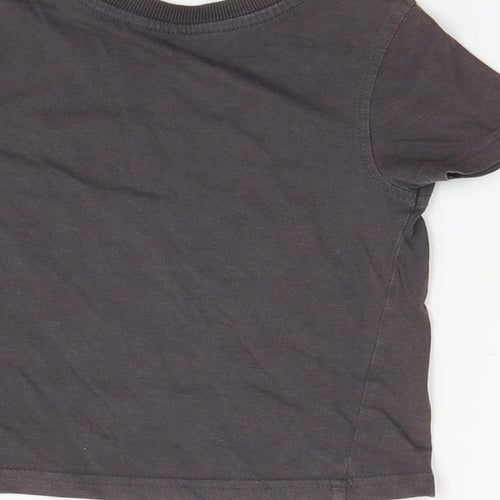 George Boys Grey   Basic T-Shirt Size 12-18 Months