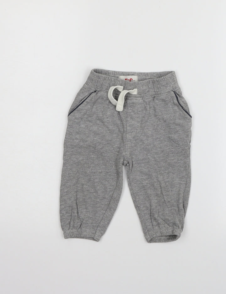 French Connection Boys Grey   Track Pants Trousers Size 9-12 Months