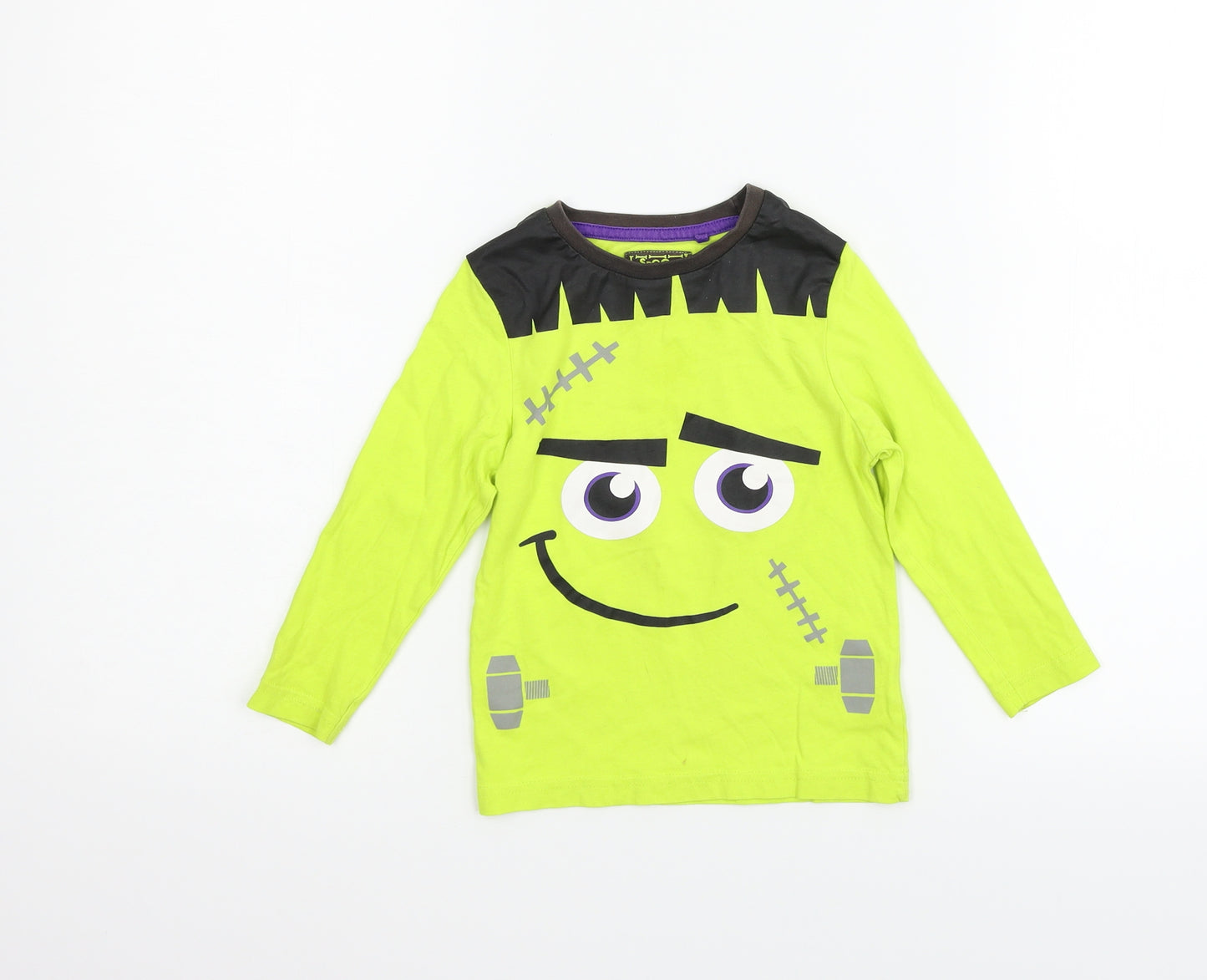 TU Boys Green Houndstooth  Basic T-Shirt Size 12-18 Months