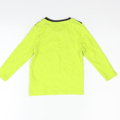 TU Boys Green Houndstooth  Basic T-Shirt Size 12-18 Months