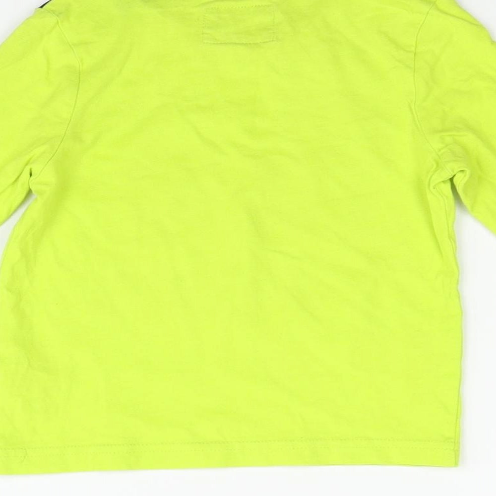 TU Boys Green Houndstooth  Basic T-Shirt Size 12-18 Months