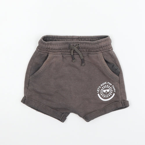 NEXT Boys Brown   Cropped Trousers Size 12-18 Months