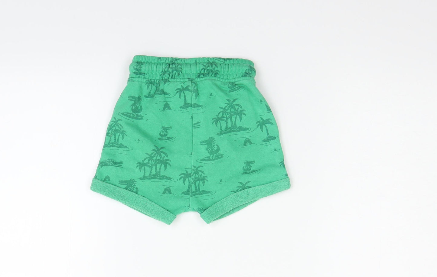 George Boys Green   Cropped Trousers Size 12-18 Months
