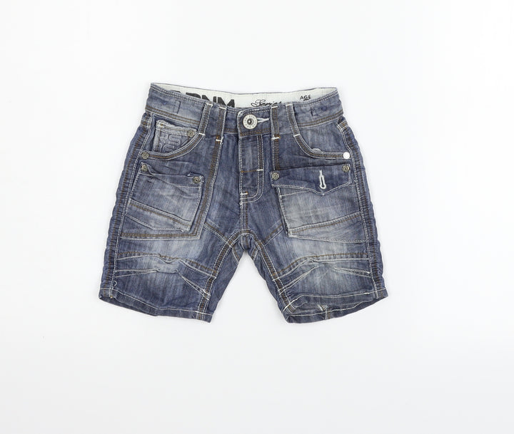 Matalan Girls Blue Chino Shorts Size 3 Years