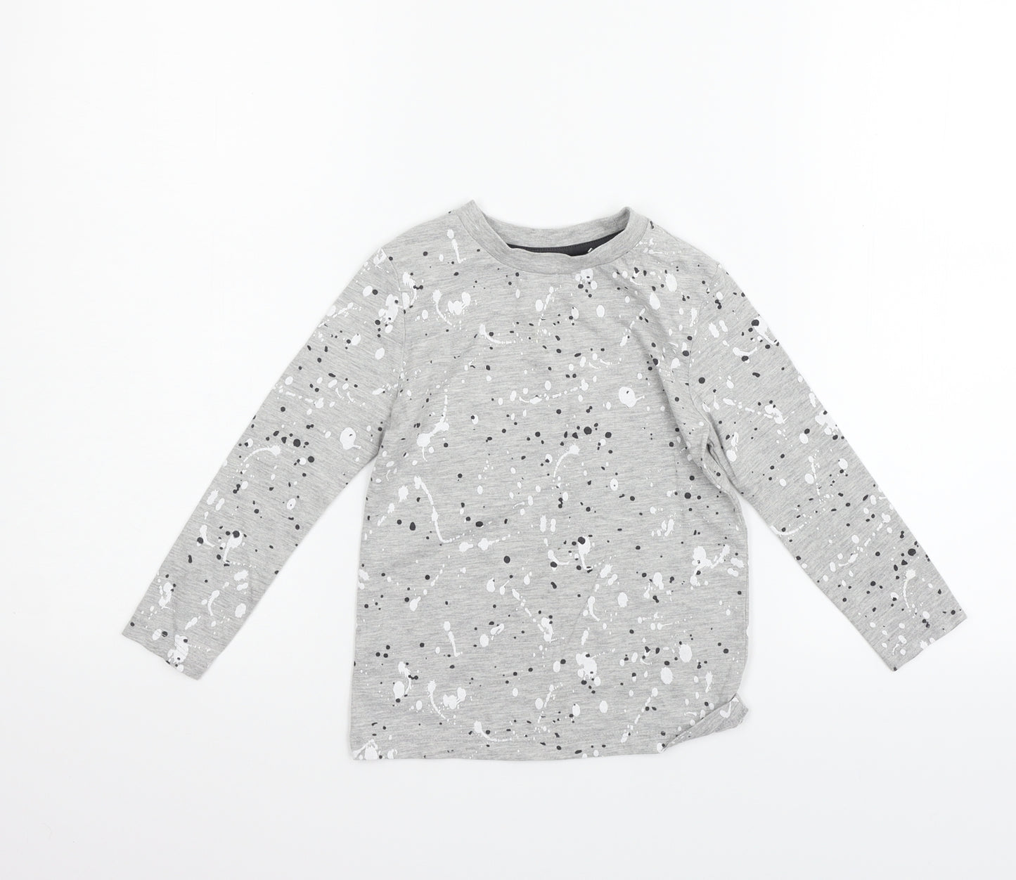 George Girls Grey   Basic T-Shirt Size 3-4 Years