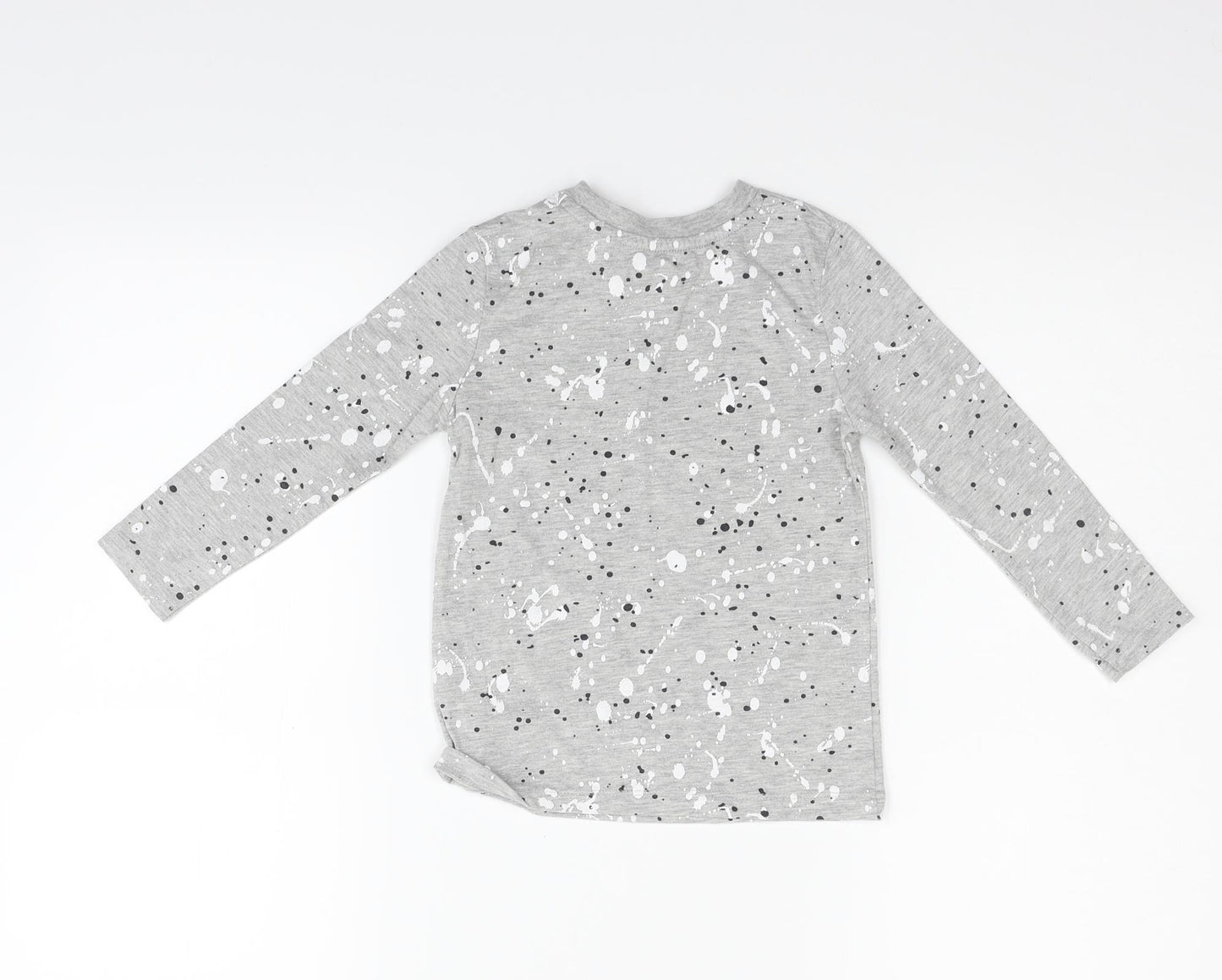 George Girls Grey   Basic T-Shirt Size 3-4 Years