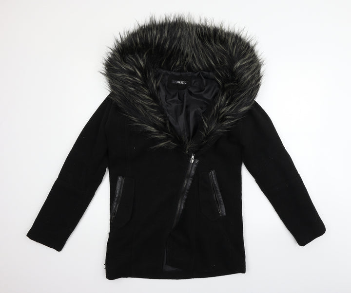 Quiz Womens Black Jacket Size 8