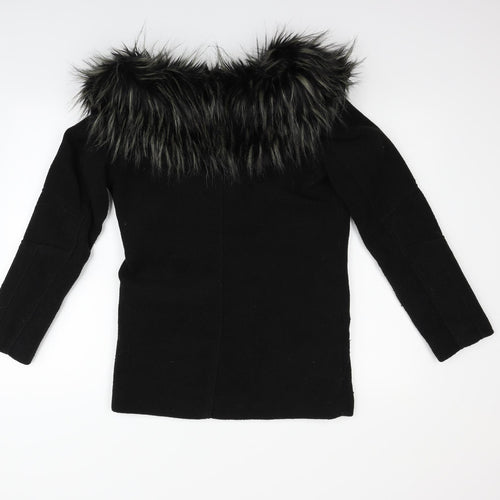 Quiz Womens Black   Jacket  Size 8
