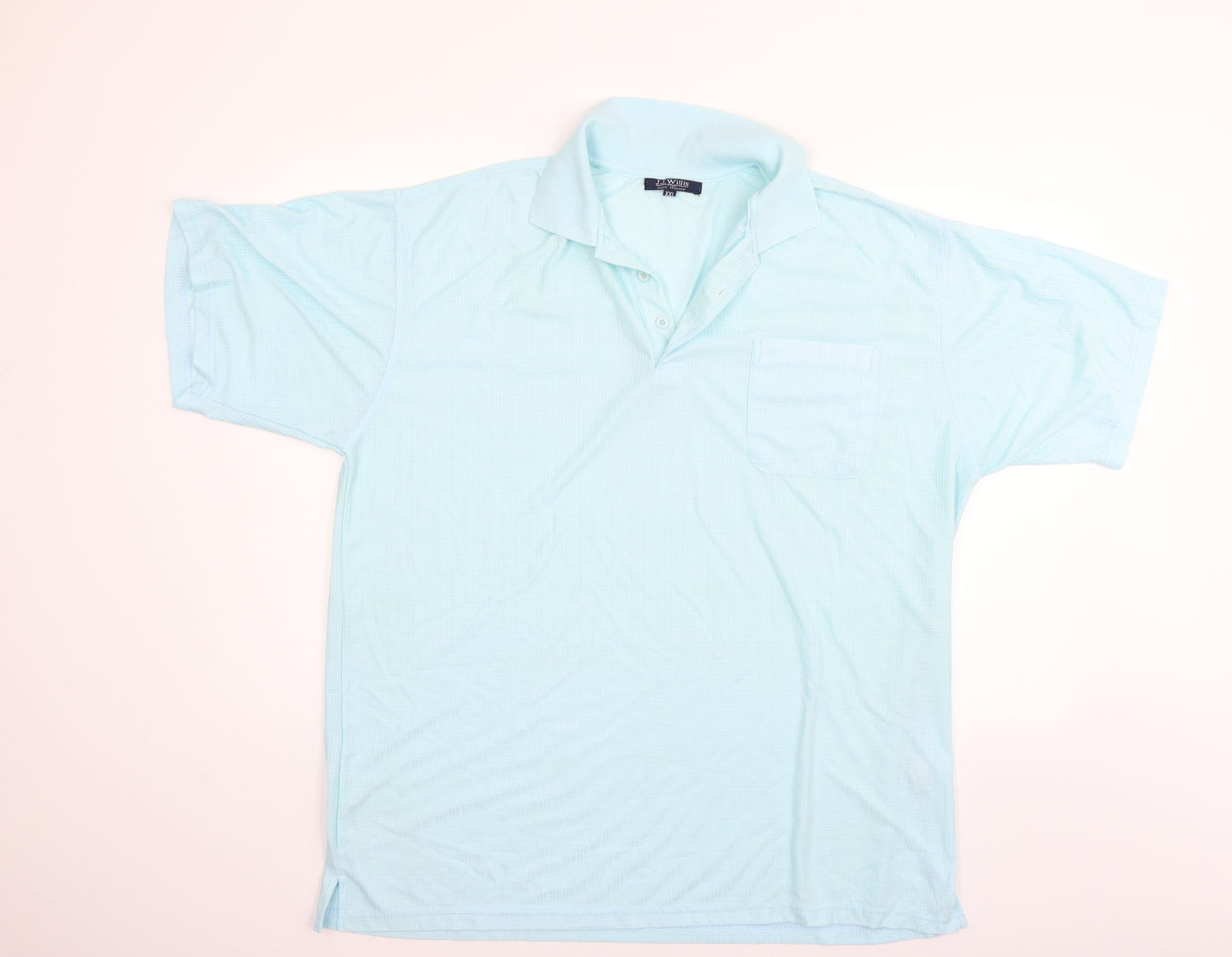 J.J.Willis Womens Blue   Basic Polo Size 2XL