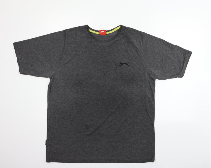 Slazenger Womens Grey Basic T-Shirt Size XL