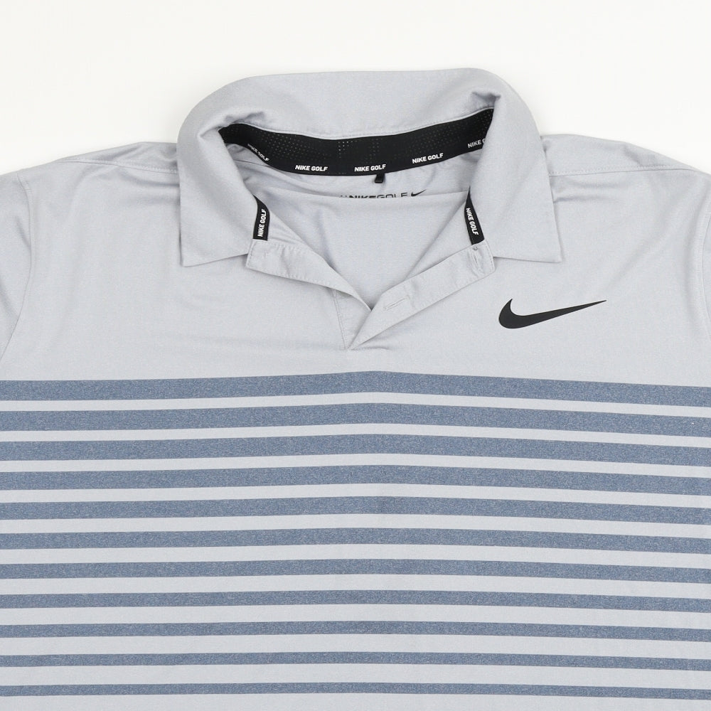 Nike Mens Grey    Polo Size XL