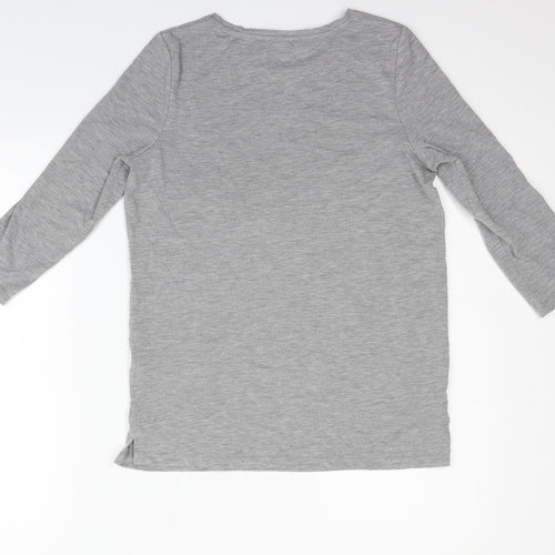 F&F Womens Grey   Basic T-Shirt Size 6