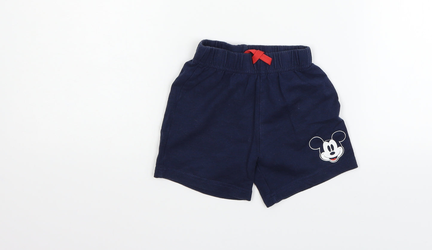 Disney Boys Blue   Cropped Trousers Size 18-24 Months