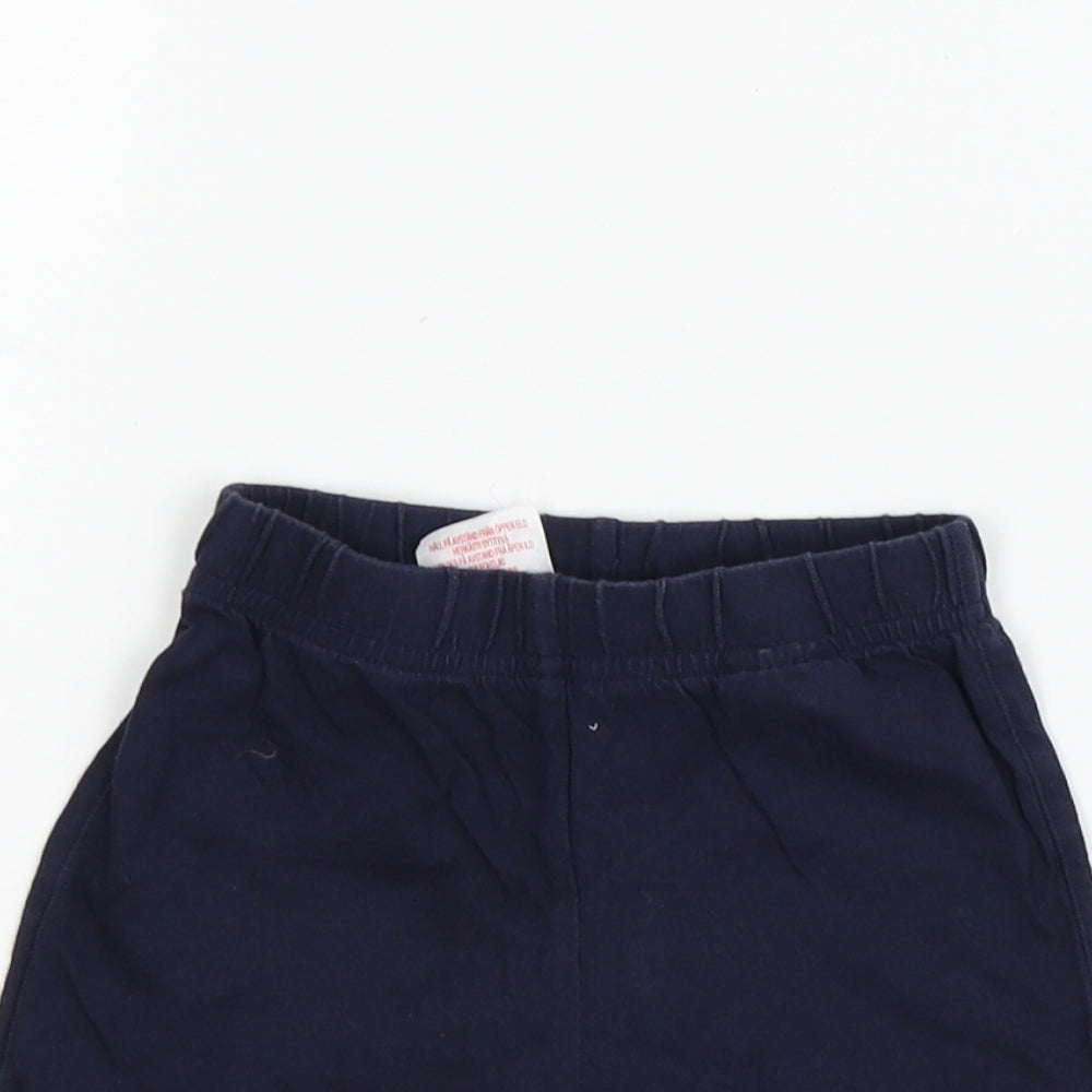 adidas Boys Blue   Jogger Trousers Size 18-24 Months