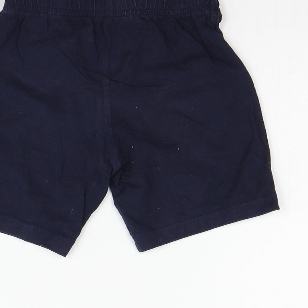 adidas Boys Blue   Jogger Trousers Size 18-24 Months