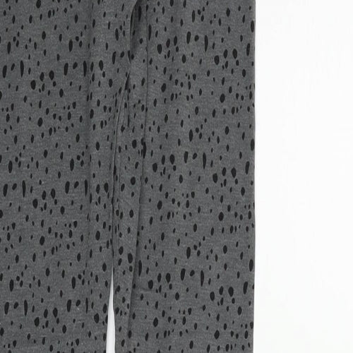 H&M Girls Grey Polka Dot  Sweatpants Trousers Size 12-13 Years