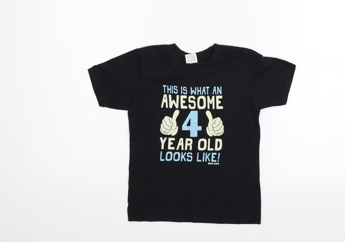 Gildan Boys Black   Basic T-Shirt Size XS  - awesome