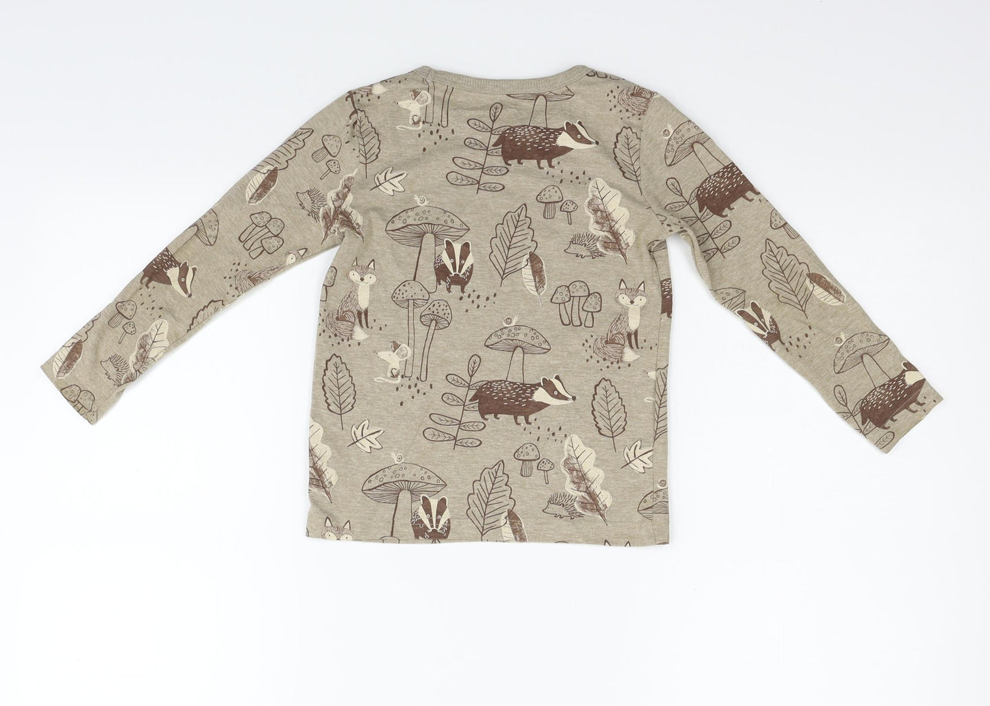 TU Girls Beige   Basic T-Shirt Size 3-4 Years