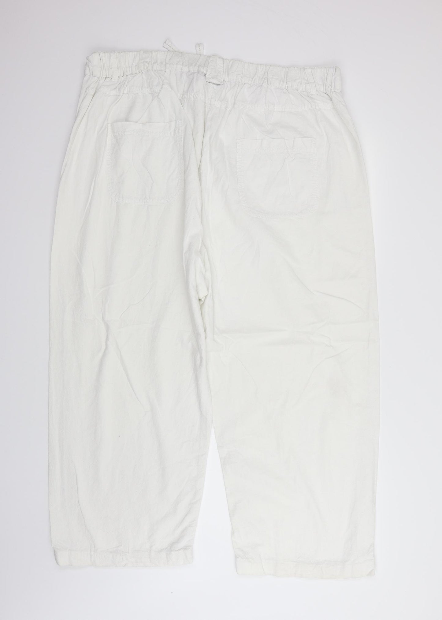 Yours Womens White   Trousers   L23 in