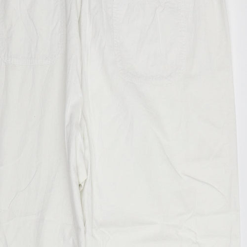 Yours Womens White   Trousers   L23 in