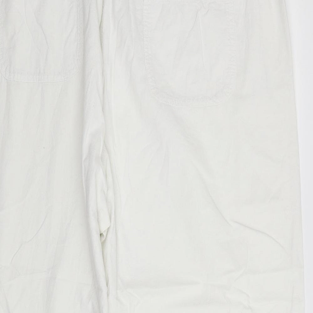 Yours Womens White   Trousers   L23 in