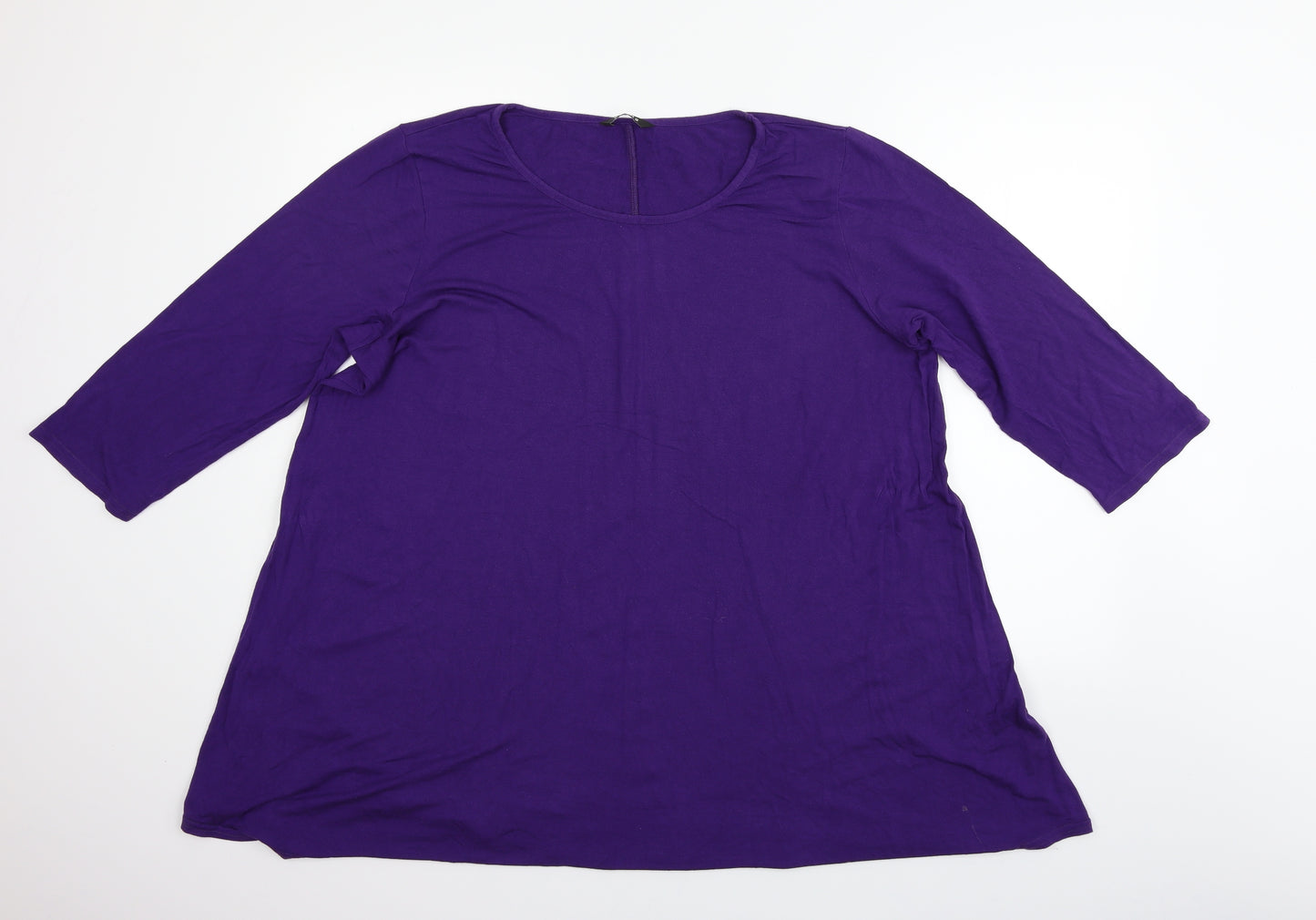 Evans Womens Purple   T-Shirt Dress  Size 22