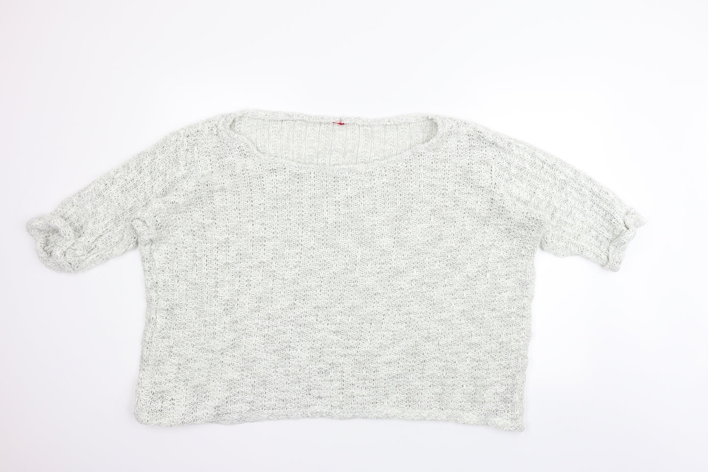 YOURS  Womens White   Henley Jumper Size 22