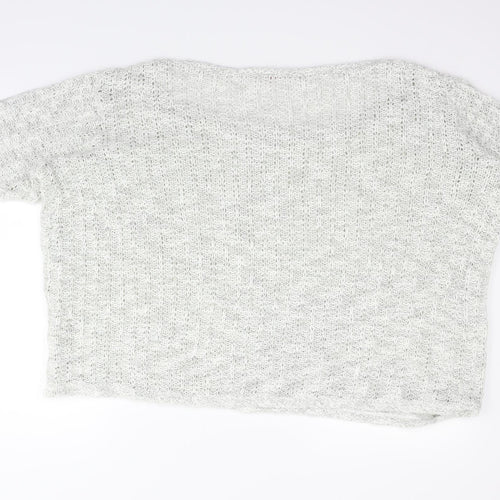 YOURS  Womens White   Henley Jumper Size 22