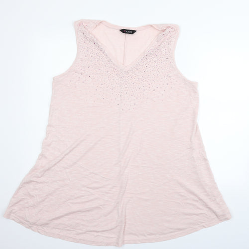 YOURS  Womens Pink   Pullover Jumper Size XL