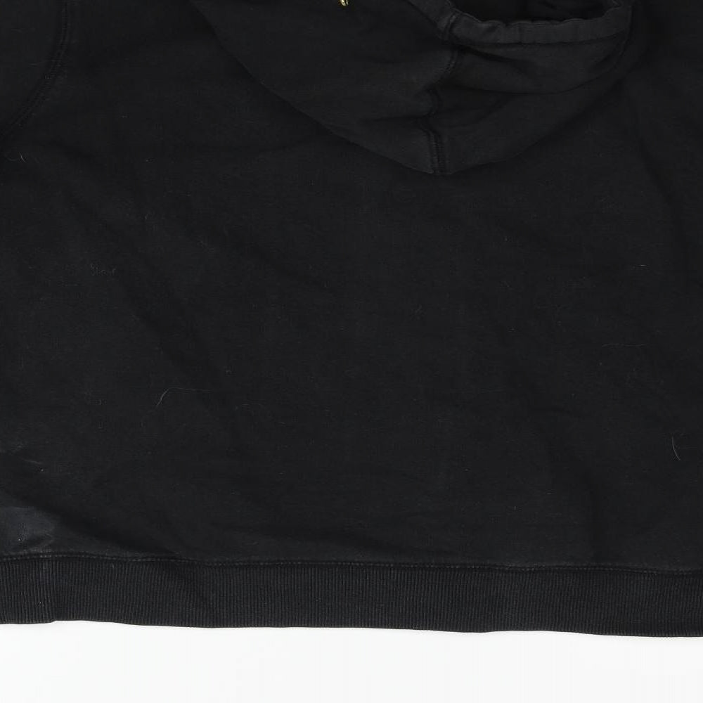 George Mens Black   Full Zip Hoodie Size L