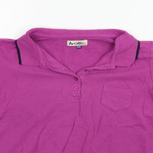 ARISTA Girls Pink   Basic Polo Size 8-9 Years