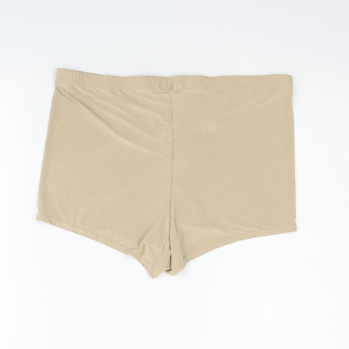 I SAW IT FIRST Womens Gold   Sweat Shorts Size 14