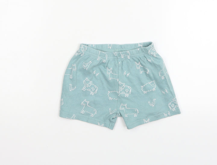 Primark Boys Blue Cropped Trousers Size 24 Months
